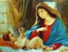 Схема вышивки «Дева Мария и младенец»