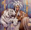 Схема вышивки «Мулатка и белый тигр»