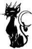 Схема вышивки «Черная кошка-7»