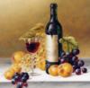 Схема вышивки «Бокал виноградного вина»