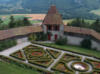 Схема вышивки «Французский сад. Замок Грюйер »