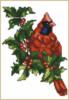 Схема вышивки «Рождественская птица»
