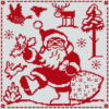 Схема вышивки «Дед мороз»