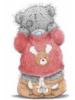 Схема вышивки «Тедди в свитере с оленем»