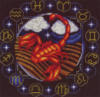 Схема вышивки «Zodiak"skorpion"»