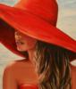 Портрет дамы в красной шляпке: оригинал