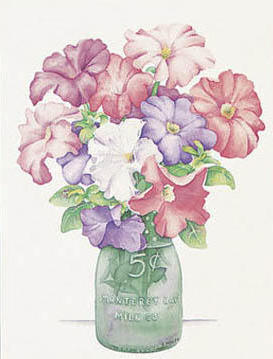 , живопись, искусство, картина, природа, цветы