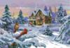 Схема вышивки &laquo;Зимний пейзаж&raquo;