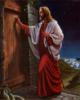 Схема вышивки «Исус Христос стучится в дверь»