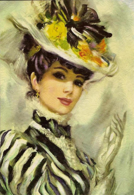 , картины, девушка, женщины, дама, портрет