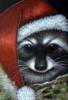 Схема вышивки «Christmas Raccoon»