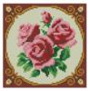 Схема вышивки «Розы салфетка»