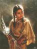 Схема вышивки «Индейская девочка»