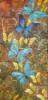 Схема вышивки «Узор с синими бабочками»