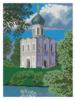 Схема вышивки &laquo;Храм у озера&raquo;
