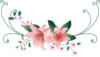 Схема вышивки «Розовые лилии»