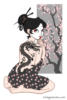 Схема вышивки «Malenkaja geisha»