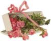 Схема вышивки «Коробка  с розами»