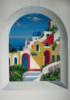 Схема вышивки &laquo;Вид из окна - Греция&raquo;