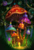 Схема вышивки «Мир волшебных грибов»
