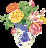 Цветы в вазе: оригинал