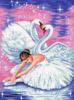Схема вышивки «Ballerina & Swans»