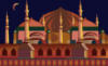 Схема вышивки «Ночная мечеть»