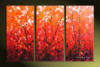 Схема вышивки «Триптих цветущая сакура»