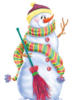 Схема вышивки &laquo;Снеговик&raquo;