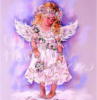 Схема вышивки «Christine Haworth ангелочек»