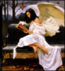Схема вышивки «Ангел с книгой»