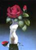 Схема вышивки «Роза в необычной вазе»