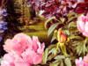 Схема вышивки «Цветущий сад, пионы»