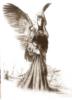 Схема вышивки «Девушка Ангел»