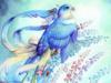 Схема вышивки «Голубая птица»