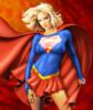 Схема вышивки «Девушка - супермен»