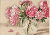 Схема вышивки «Розовые пионы»