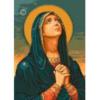 Схема вышивки «Молящаяся дева Мария»