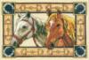 Схема вышивки «Лошади в рамке»