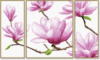Схема вышивки «Триптих цветок»