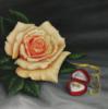 Схема вышивки «Кольцо и роза»