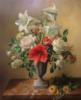 Схема вышивки «Серия: цветы в вазах»