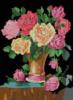 Схема вышивки «Картина букет роз»