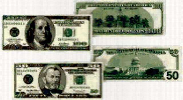 НГ Счастливый доллар Схема для вышивки бисером Фея Вышивки