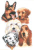 Схема вышивки «Собаки»