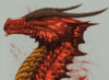 Схема вышивки «Голова дракона»