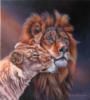 Схема вышивки &laquo;Львы&raquo;