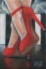 Схема вышивки «Красные туфельки»