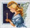 Схема вышивки «Ангел со свечой»