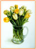 Схема вышивки «Букет желтых тюльпанов»